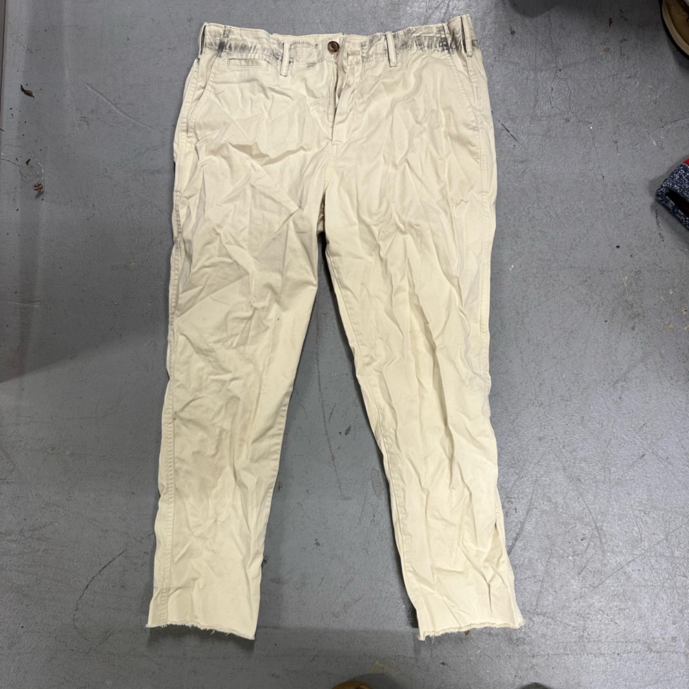 Gap cream chino pants